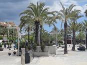 Strandpromenade im Hafen von Alcudia